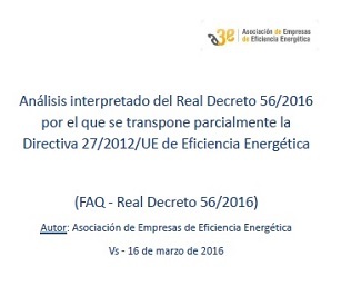 Análisis Interpretado del Real Decreto 56/2016